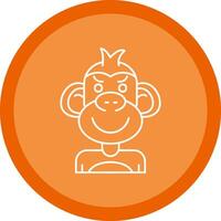 Envy Flat Circle Multicolor Design Icon vector