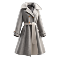 3d rendered Fashion wool coat png