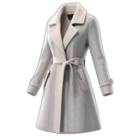 3d reso moda lana cappotto png