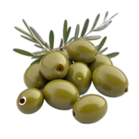 3d rendered Fresh olives png