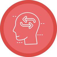 Change Flat Circle Multicolor Design Icon vector
