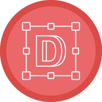 Logo Flat Circle Multicolor Design Icon vector