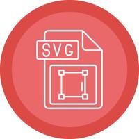 Svg file format Flat Circle Multicolor Design Icon vector