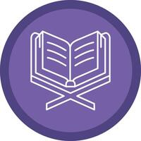 Read Flat Circle Multicolor Design Icon vector