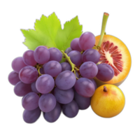 3d weergegeven druif fruit png