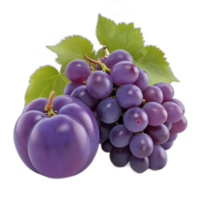 3d rendered Grape fruits png