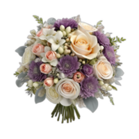 3d rendered luxurious wedding bouquet png