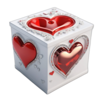 3d rendered Love box png