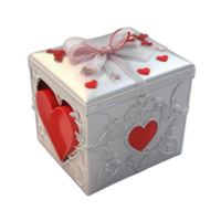 3d rendu l'amour boîte png