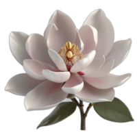 3d prestados magnolia flor png