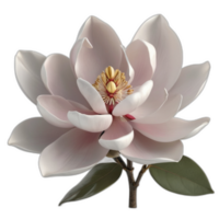 3d rendered Magnolia flower png