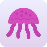 icono de vector de medusas