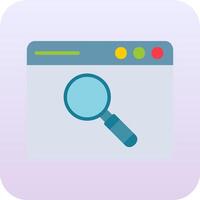 Browser Searching Vector Icon