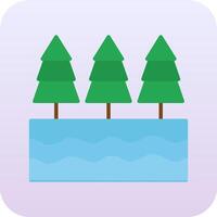 River Vector Icon