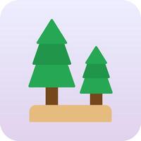 icono de vector de bosque