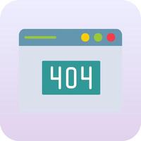 404 Error Vector Icon