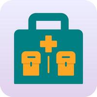 Military First Aid Kit Vector Icon