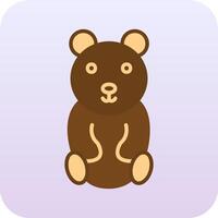 Teddy Bear Vector Icon