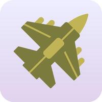 Jet Fighter Vector Icon