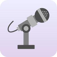 Microphone Stand Vector Icon