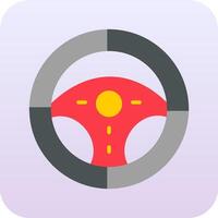 Steering Wheel Vector Icon