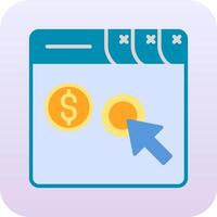 Pay Per Click Vector Icon