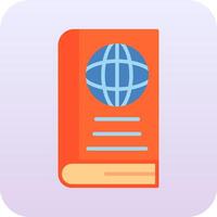 mundo libro vector icono