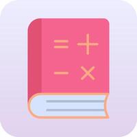 Math Book Vector Icon