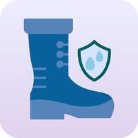 Waterproof Shoes Vector Icon