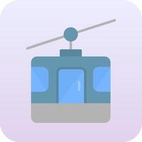 Cable Car Cabin Vector Icon