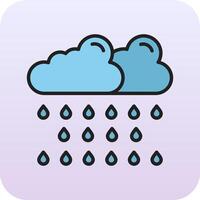 icono de vector de lluvia