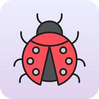 Ladybug Vector Icon