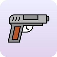 icono de vector de pistola