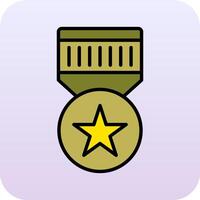 Military Badge Vector Icon