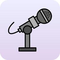 Microphone Stand Vector Icon