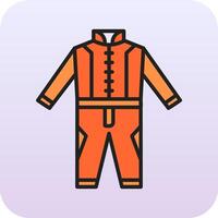 Race Suit Vector Icon