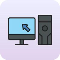 Computer Vector Icon