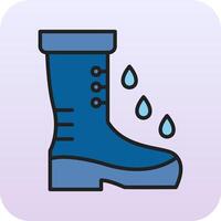 Rainboot Vector Icon