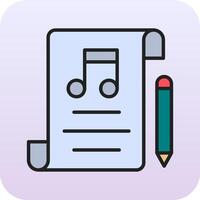 Music Composing Vector Icon