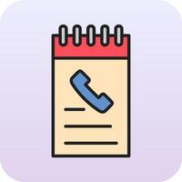 Notepad Vector Icon