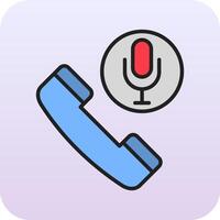 Call Record Vector Icon