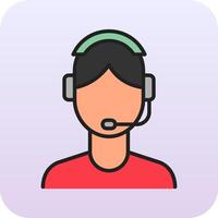 Customer Service Agent Vector Icon