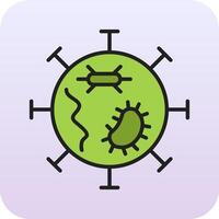 icono de vector de virus