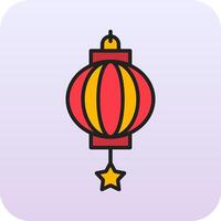 Chinese Lantern Vector Icon