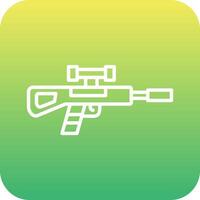 Sniper Rifle Vector Icon