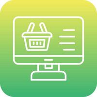 Shopping Online Vector Icon