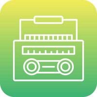 Radio Cassette Vector Icon