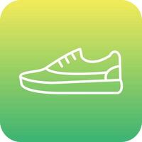 icono de vector de zapatillas