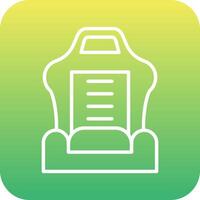 Car Seat Vector Icon