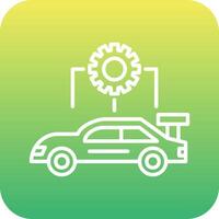 Car Configuration Vector Icon